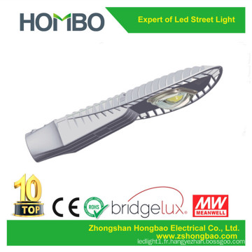 High bright 220 volts éclairage extérieur allumage allumage en aluminium bridgelux puce extérieur route éclairage conduit avec ce rohs